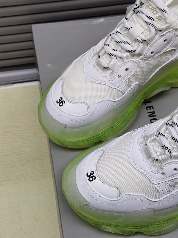 超A鞋 巴黎世家Balenciaga TriPle S 巴黎氣墊 “白加綠” 6 超A鞋 巴黎世家Balenciaga TriPle S 巴黎氣墊 “白加綠”
