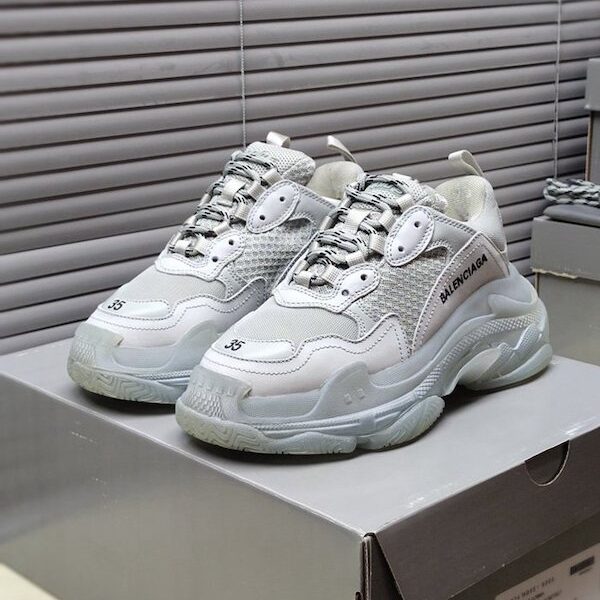精仿鞋 巴黎世家Balenciaga TriPle S“灰色”