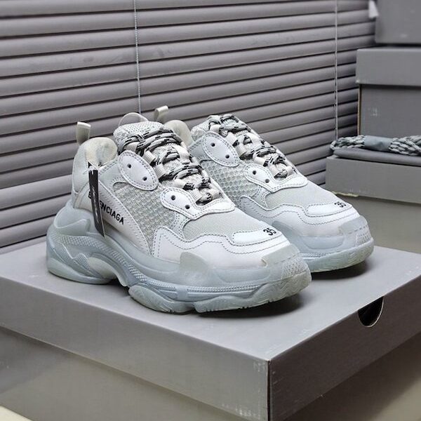 精仿鞋 巴黎世家Balenciaga TriPle S“灰色”