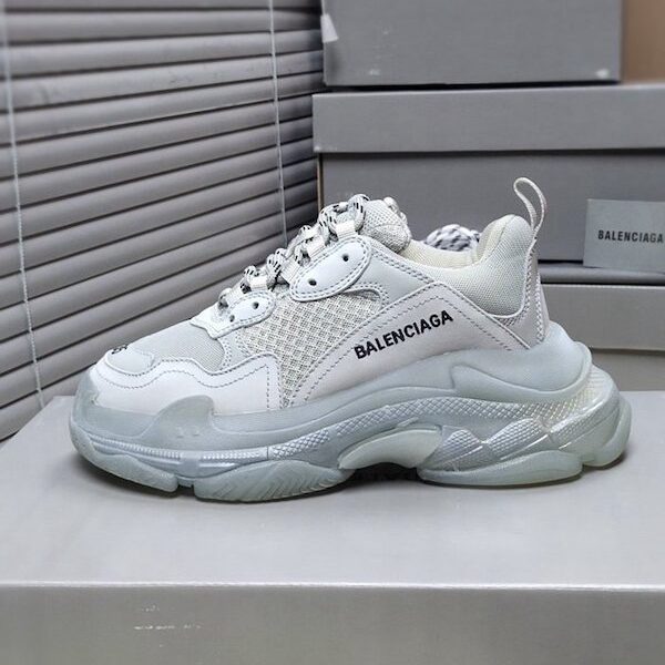 精仿鞋 巴黎世家Balenciaga TriPle S“灰色”