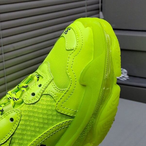 頂級高仿鞋推薦 巴黎世家Balenciaga TriPle S 巴黎氣墊 “螢光黃”