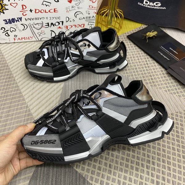 DG-杜嘉班納爆款2021秋冬新款復刻鞋-真皮厚底拼色老爹鞋 4 DG-杜嘉班納爆款2021秋冬新款復刻鞋-真皮厚底拼色老爹鞋