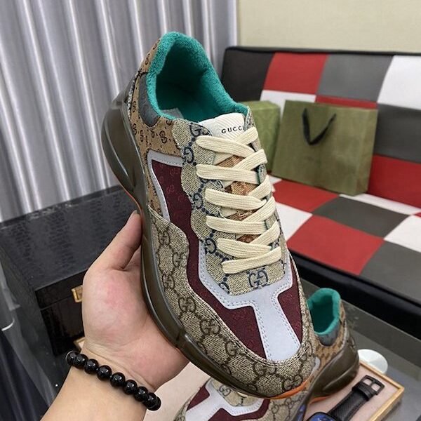高仿GUCCI新款老爹鞋頭層牛皮