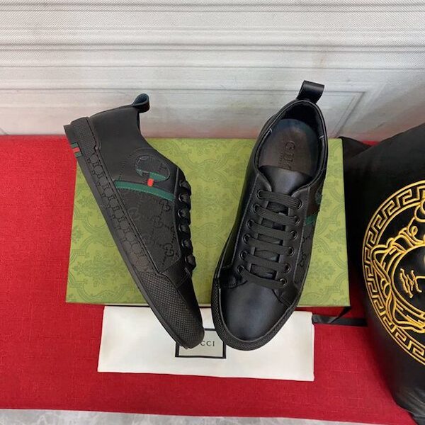 精仿鞋 Gucci 新款2022男士高幫休閒鞋