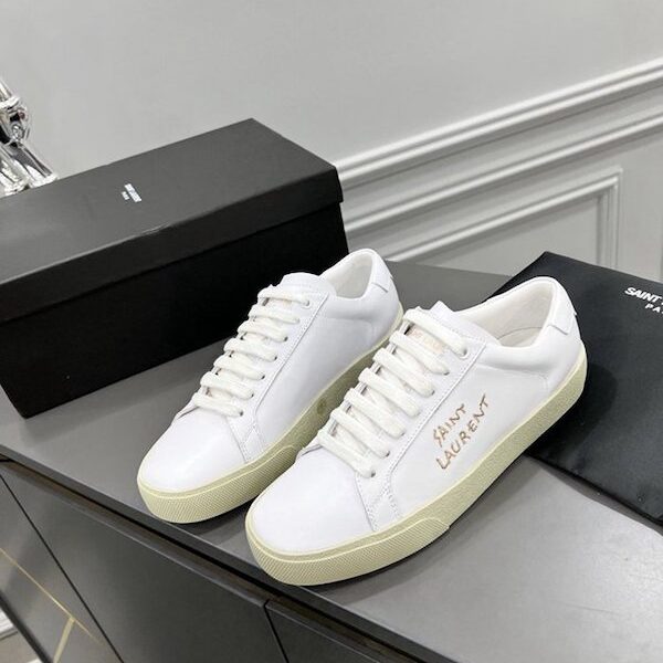 1:1頂級精仿-YSL Saint Laurent男士/女士 刺繡板鞋 10 1:1頂級精仿-YSL Saint Laurent男士/女士 刺繡板鞋