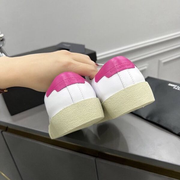 頂級高仿鞋推薦-YSL Saint Laurent金色刺繡板鞋