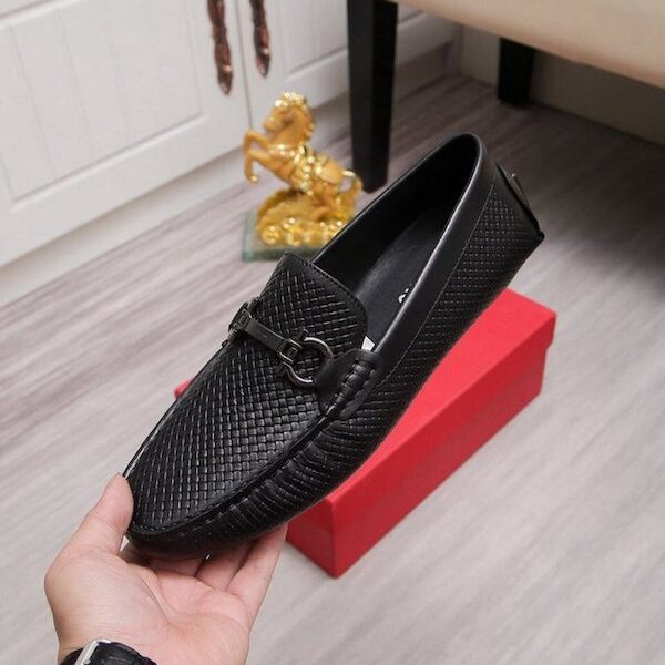 頂級高仿 Ferragamo 豆豆男鞋