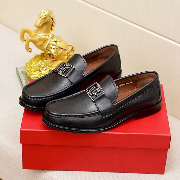 頂級高仿 菲拉格幕（Ferragamo）新款男士休閒套腳鞋