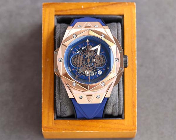 手表頂級高仿HUBLOT宇舶恒寶全新Big Bang Sang Bleu II 刺青腕表