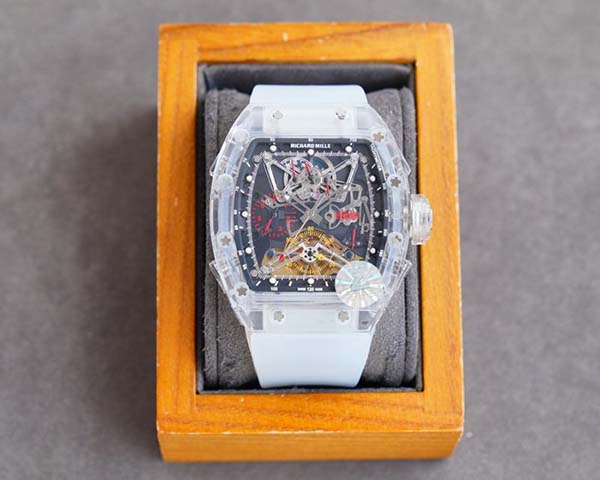 瑞士高仿手表Richard Mille 理查德．米勒RM56-01水晶材質殼套原裝進口機芯