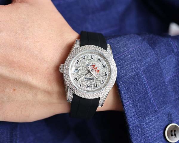高仿手錶勞力士-ROLEX彩鑽奢華系列採用全自動機械機芯 1 高仿手錶勞力士-ROLEX彩鑽奢華系列採用全自動機械機芯