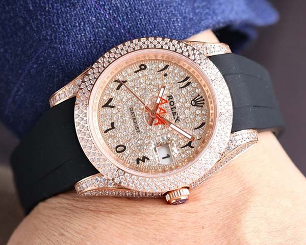 高仿手錶勞力士-ROLEX彩鑽奢華系列採用全自動機械機芯 4 高仿手錶勞力士-ROLEX彩鑽奢華系列採用全自動機械機芯