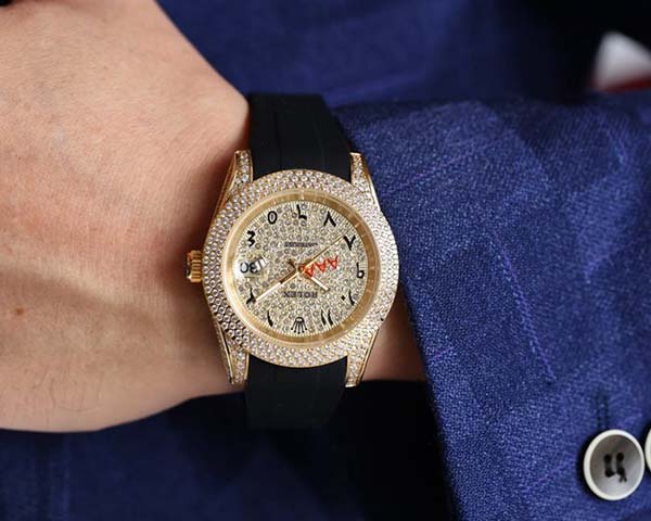 高仿手錶勞力士-ROLEX彩鑽奢華系列採用全自動機械機芯 5 高仿手錶勞力士-ROLEX彩鑽奢華系列採用全自動機械機芯