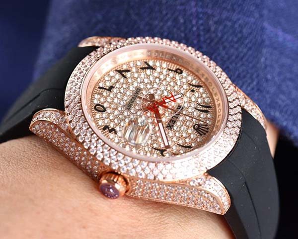 高仿手錶勞力士-ROLEX彩鑽奢華系列採用全自動機械機芯 7 高仿手錶勞力士-ROLEX彩鑽奢華系列採用全自動機械機芯