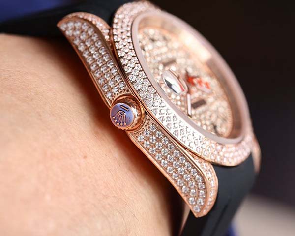 高仿手錶勞力士-ROLEX彩鑽奢華系列採用全自動機械機芯 8 高仿手錶勞力士-ROLEX彩鑽奢華系列採用全自動機械機芯