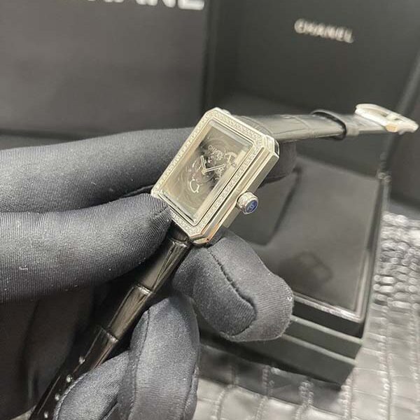 手表頂級高仿香奈兒-CHANELPREMIERE系列山茶花鏤空腕表腕表