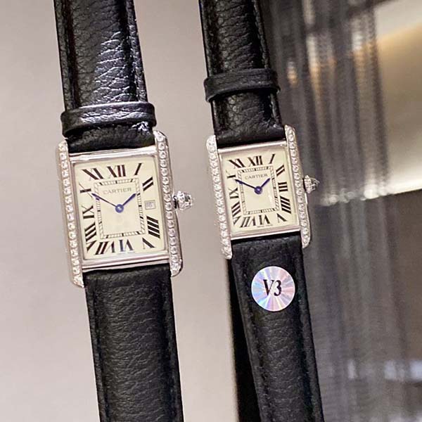高仿手表精品卡地亞 CARTIER-Tank腕表瑞士石英機芯
