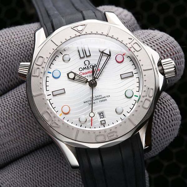 頂級復刻手表名表OMEGA Seamaster Diver 300M Beijing 2022 Special Edition 2022 北京冬奧會特別版腕表