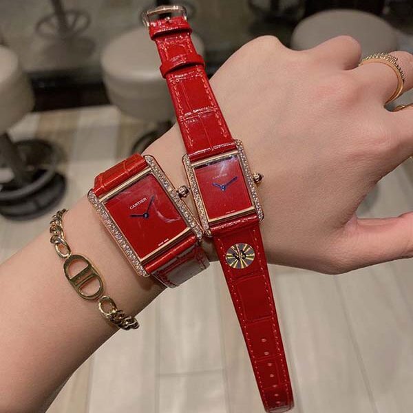 手表頂級高仿卡地亞 CARTIER-Tank腕表瑞士石英機芯