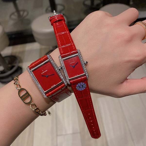 手表頂級高仿卡地亞 CARTIER-Tank腕表瑞士石英機芯