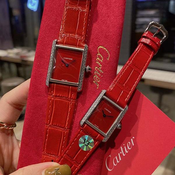 手表頂級高仿卡地亞 CARTIER-Tank腕表瑞士石英機芯