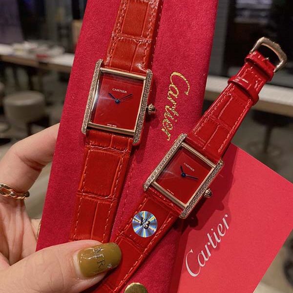 手表頂級高仿卡地亞 CARTIER-Tank腕表瑞士石英機芯