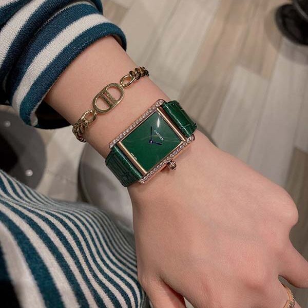 a貨卡地亞 CARTIER-Tank腕表瑞士石英機芯