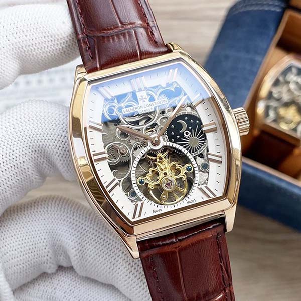 精仿名牌江詩丹頓 Vacheron Constantin精品男士腕表,勁爆鏤空設計 5 精仿名牌江詩丹頓 Vacheron Constantin精品男士腕表,勁爆鏤空設計