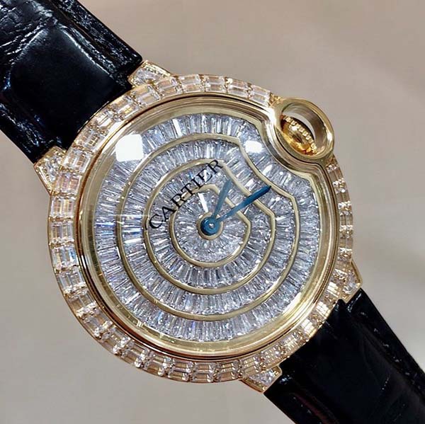 精仿腕表Cartier-卡地亞藍氣球方鑽滿天星女士腕表 3 精仿腕表Cartier-卡地亞藍氣球方鑽滿天星女士腕表