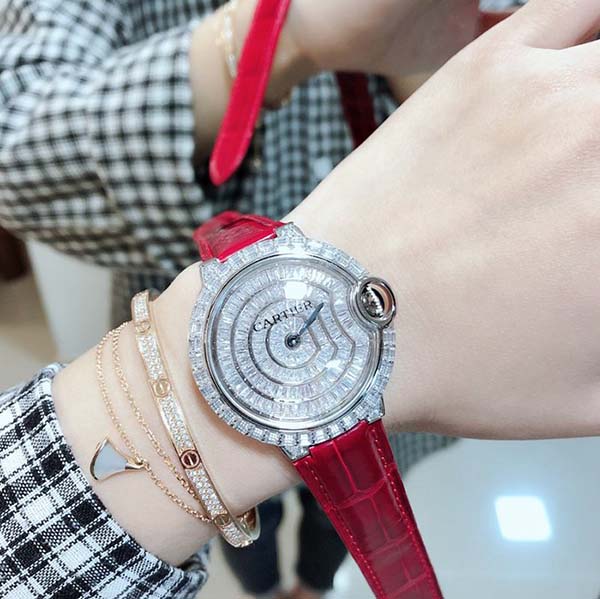 一比一高仿手表Cartier-卡地亞藍氣球方鑽滿天星女士腕表 9 一比一高仿手表Cartier-卡地亞藍氣球方鑽滿天星女士腕表