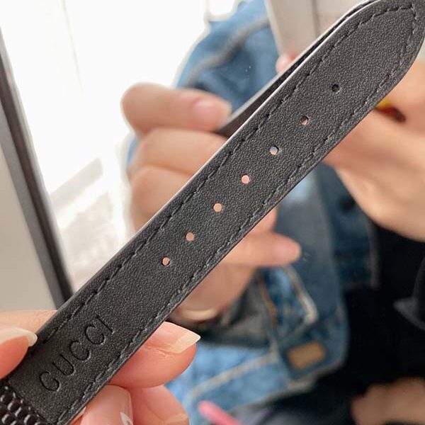 手表頂級高仿古馳 Gucci專櫃最新款搭配interlocking G表冠