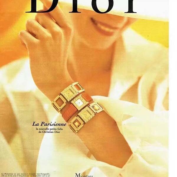 精仿手表Vintage Dior 藤格紋方錶盤Dior的腕表