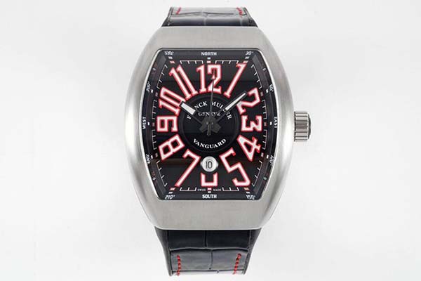 精仿腕表Franck Muller 法蘭克穆勒 FM Vanguard Yachting  V45遊艇系列搭配高頻率振幅 28800的ETA2824機芯