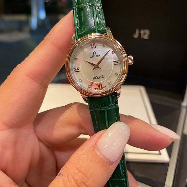 手表頂級品質歐米茄蝶飛秋冬系列女款原裝進口石英機芯