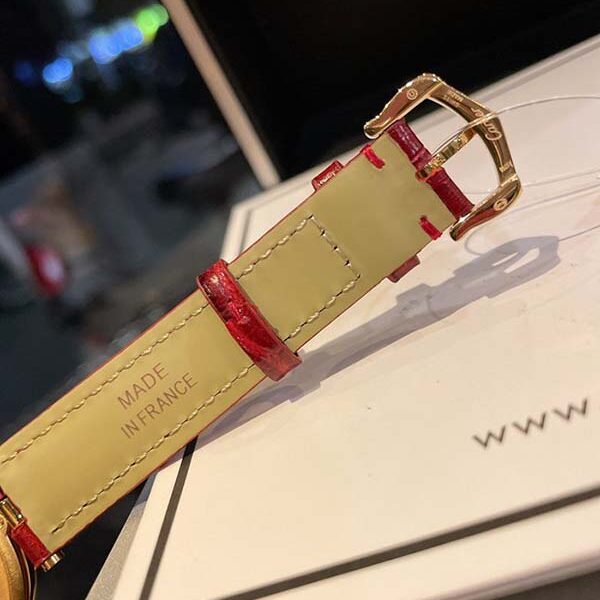 原版手表Cartier卡地亞鑽圈圓盤中古腕表