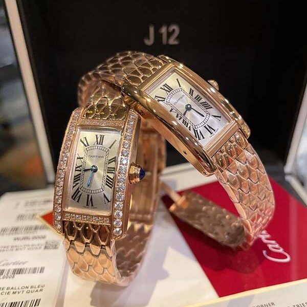 精仿手表卡地亞-Cartier Tank Américaine腕表瑞士石英機芯