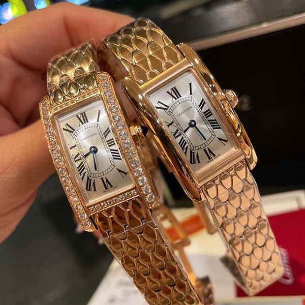 精仿手表卡地亞-Cartier Tank Américaine腕表瑞士石英機芯
