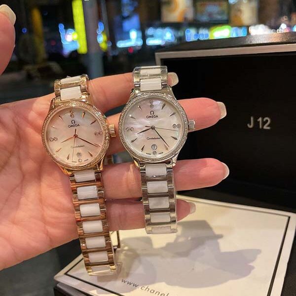 高仿錶歐米茄女士腕表進口石英機芯