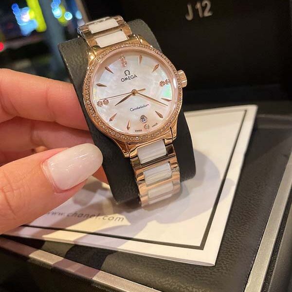 高仿錶歐米茄女士腕表進口石英機芯