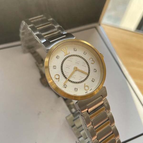 精仿腕表LV——TAMBOUR SLIM全系列採用瑞士石英機芯