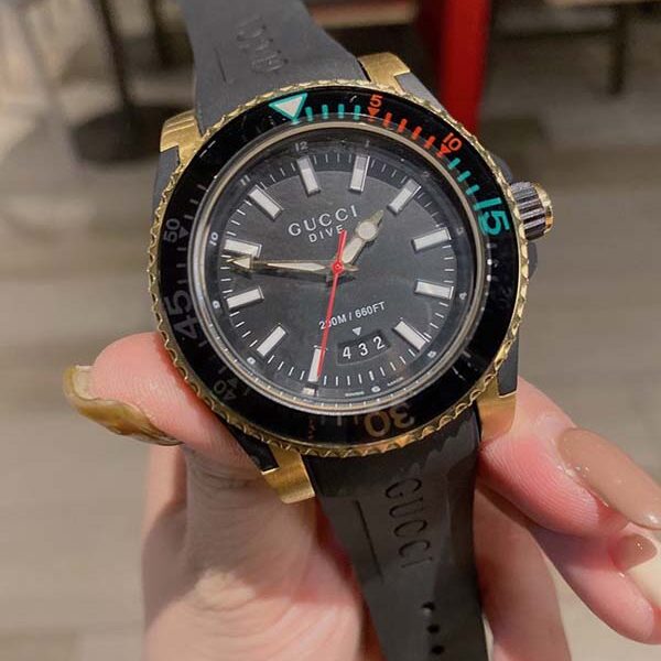 原版手表古馳-GucciGucci Dive潛水表系列 瑞士石英機芯