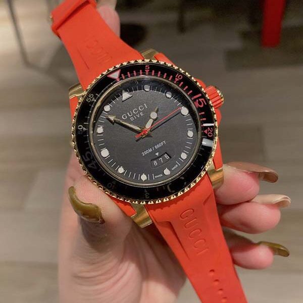 手表頂級原單古馳-GucciGucci Dive潛水表系列 瑞士石英機芯