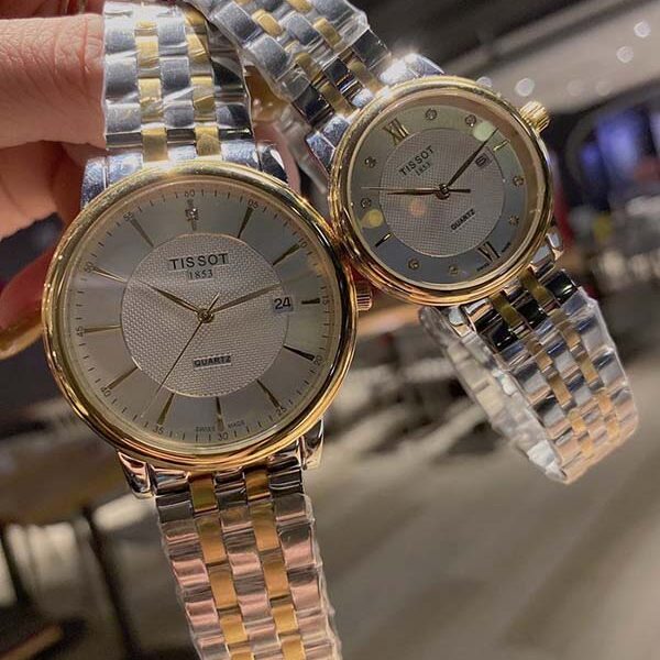 女士腕表精品天梭TISSOT全新卡森臻我系列情侶對表