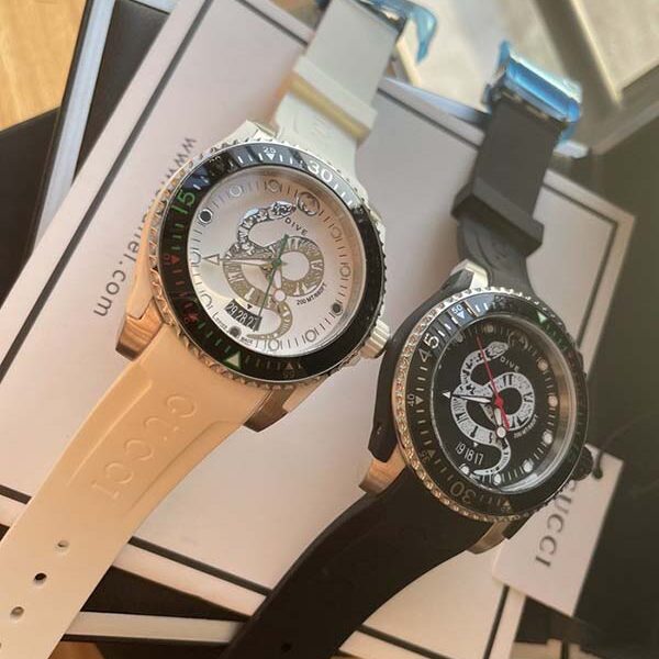 精仿手表古馳 Gucci新款中性潛水表瑞士ETA石英機芯