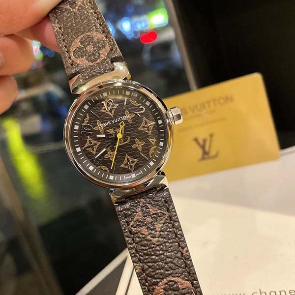 貨到付款lv路易威登老花手錶 LOUIS VUITTON 字母