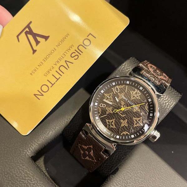 貨到付款lv路易威登老花手錶 LOUIS VUITTON 字母