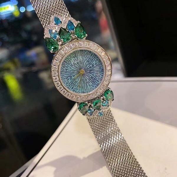 信譽店鋪伯爵PIAGET TREASURES G0A45029 鑽石腕表進口機芯