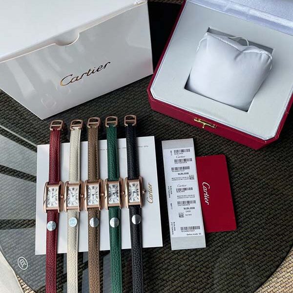 精仿名牌卡地亞-Cartier Tank Américaine腕表瑞士石英機芯