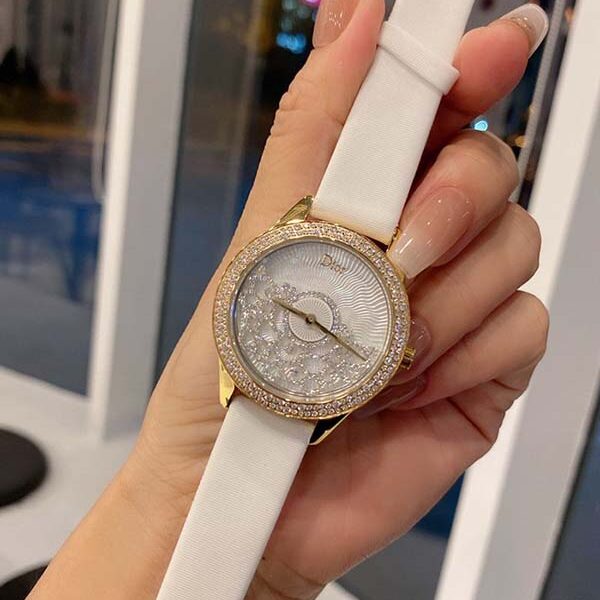 精仿腕表迪奧-Dior 女士腕表進口石英機芯