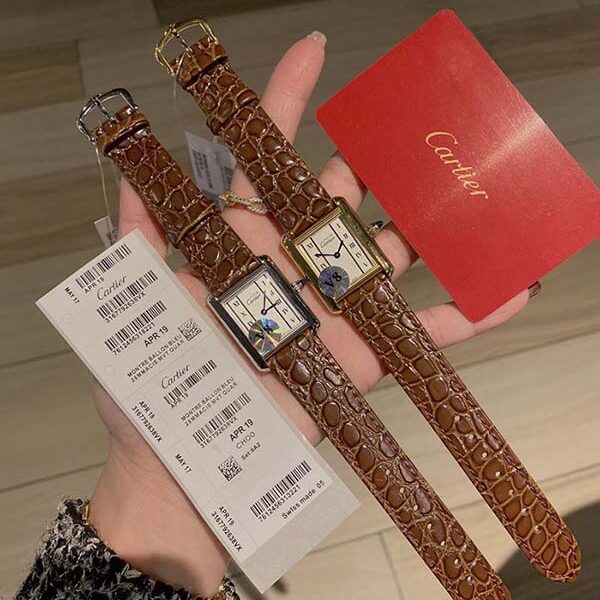 瑞士錶 卡地亞 CARTIER-Tank腕表家族的代表作瑞士石英機芯